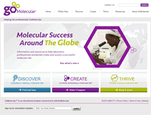 Tablet Screenshot of gomolecular.com